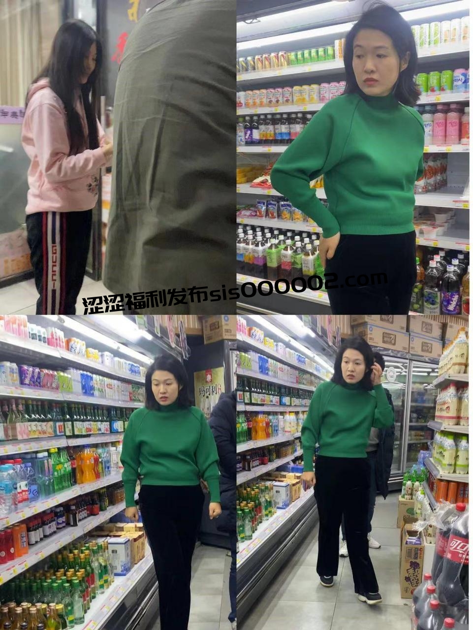-【精品厕拍】，商业街女公厕，4K高清偸拍多位女性方便，同步露脸，撅着光滑圆润大屁股看双洞